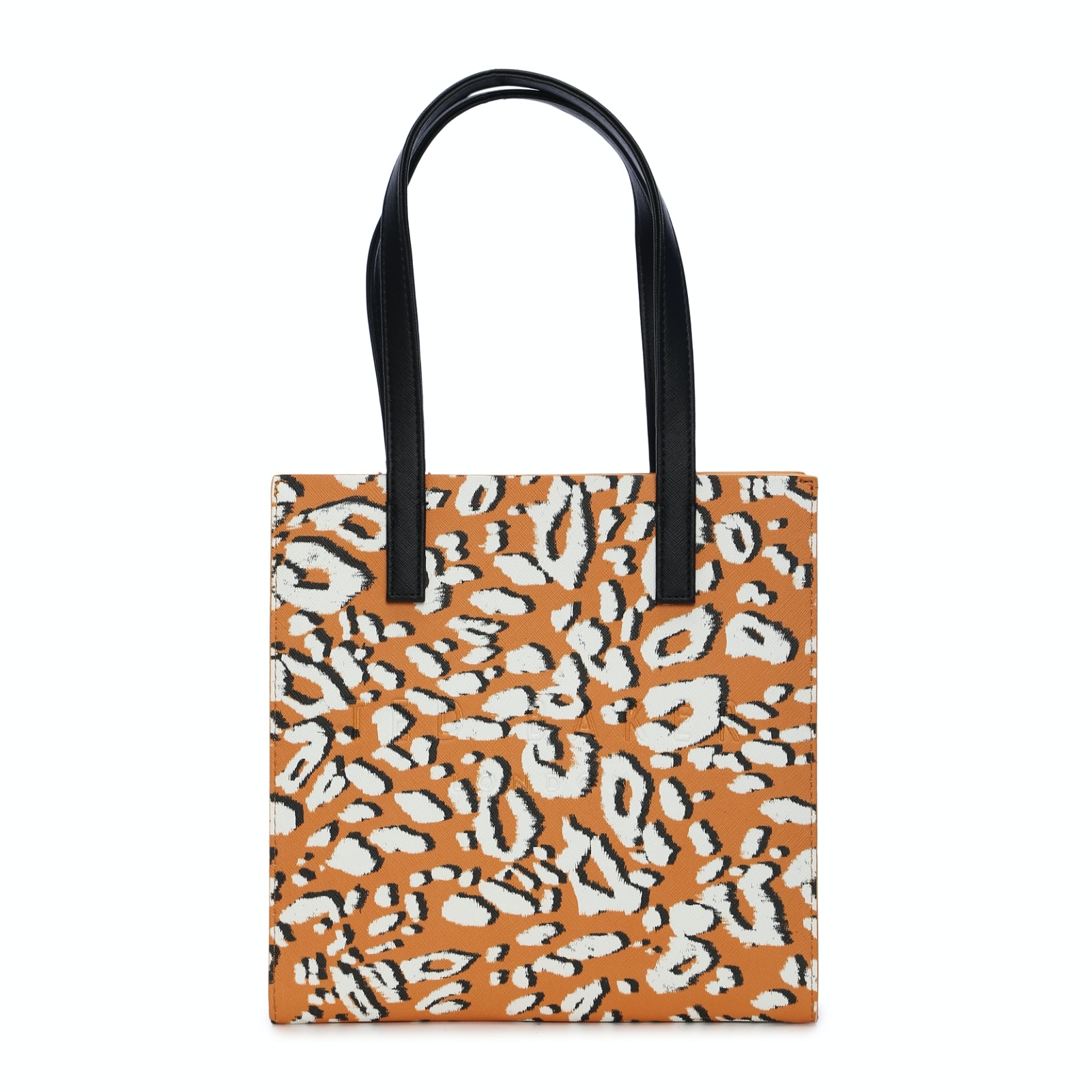 Ted Baker Women Yellow Leopard Print Tote Bag