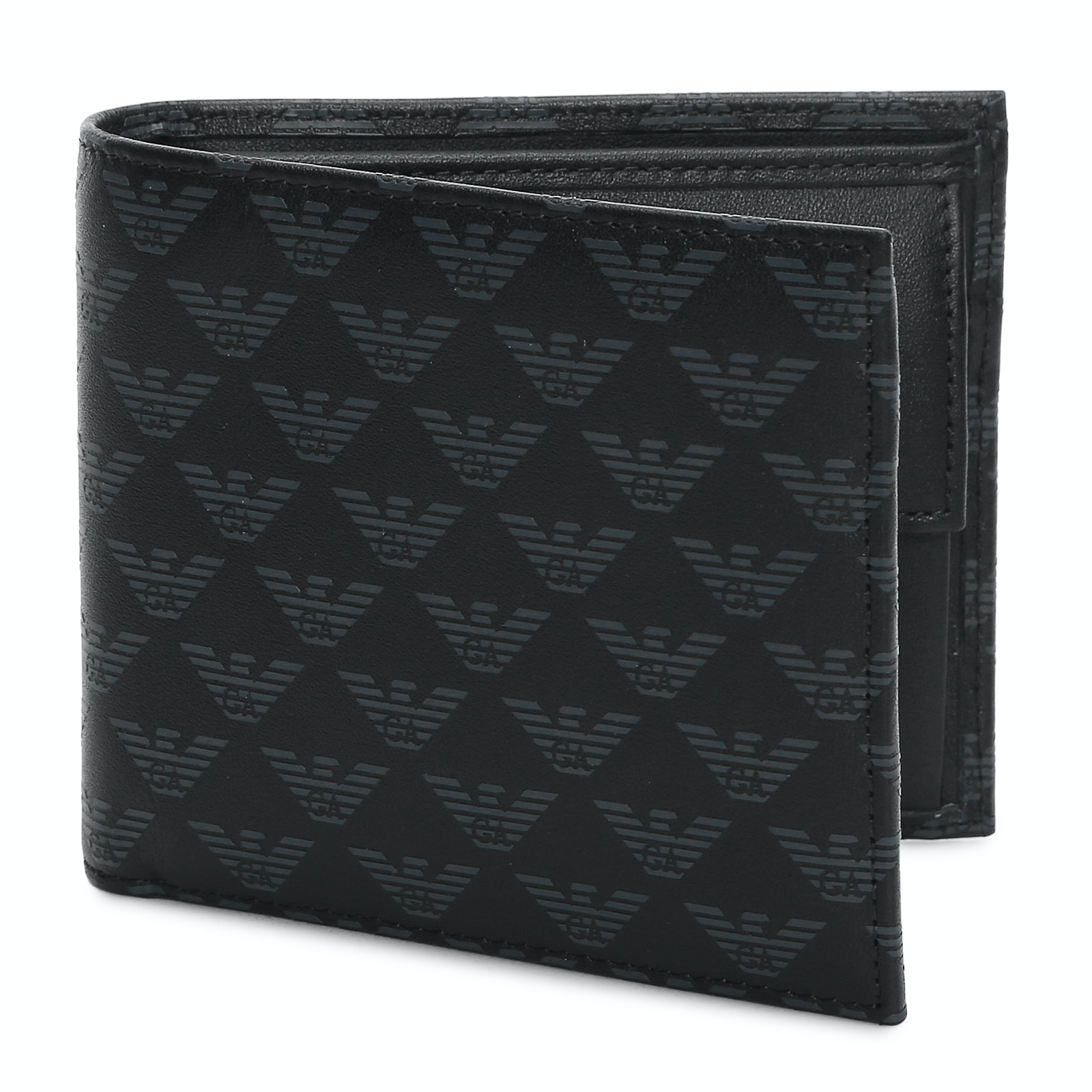 Emporio Armani logo-debossed Card Holder Wallet - Farfetch