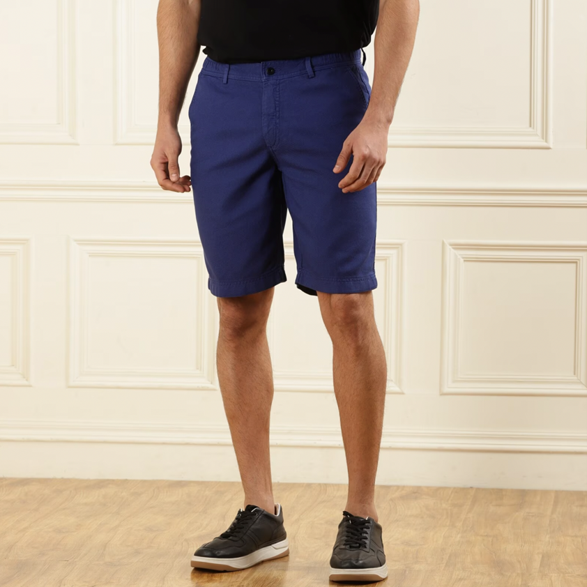 Hackett London Blue Navy Shorts for Men By The Collective