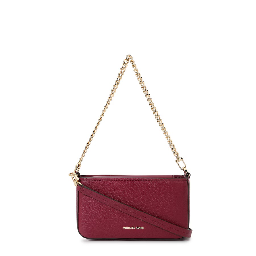 Michael Kors Burgundy Solid X-Body Bag 